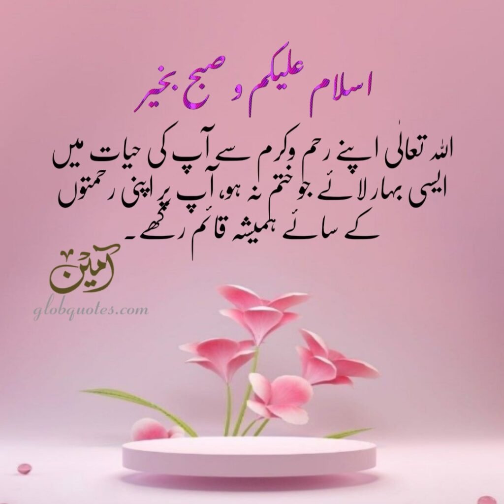 assalamualaikum subha bakhair